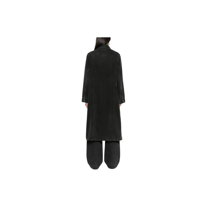 MM6 Maison Margiela Buttoned Denim Coat-3