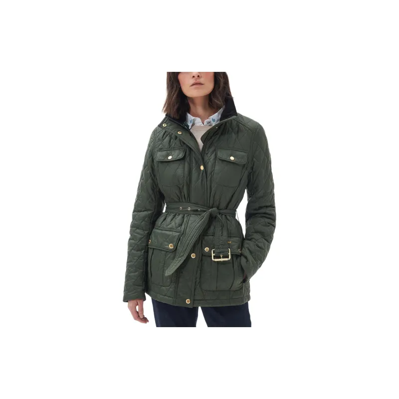 BARBOUR Country Utility Quilted Jacket Jackets Coats Women's Olive-2