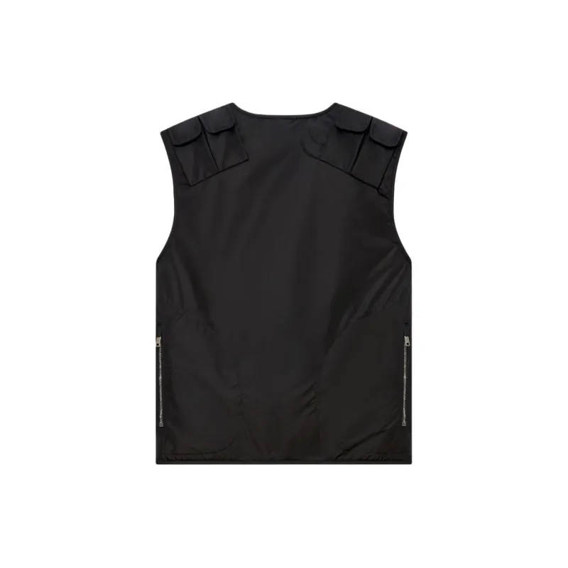 Givenchy Zip-Up Logo Embroidered Vest-1