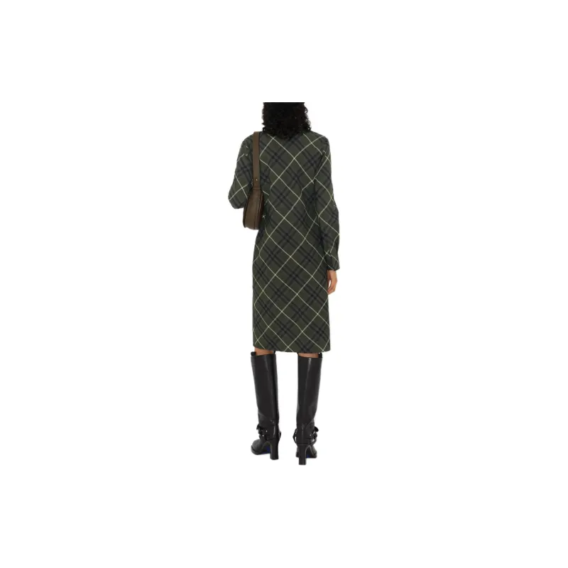 Burberry Check print Shirt Dress-2