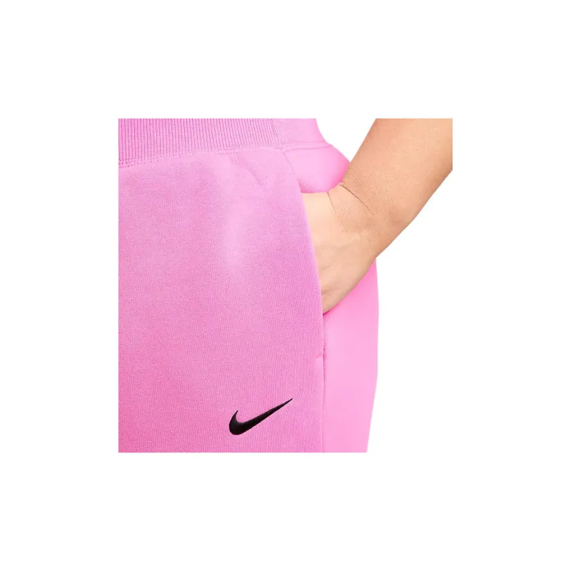Nike Sportswear Phoenix Fleece Knitted Sports Pants Women's Pink-3