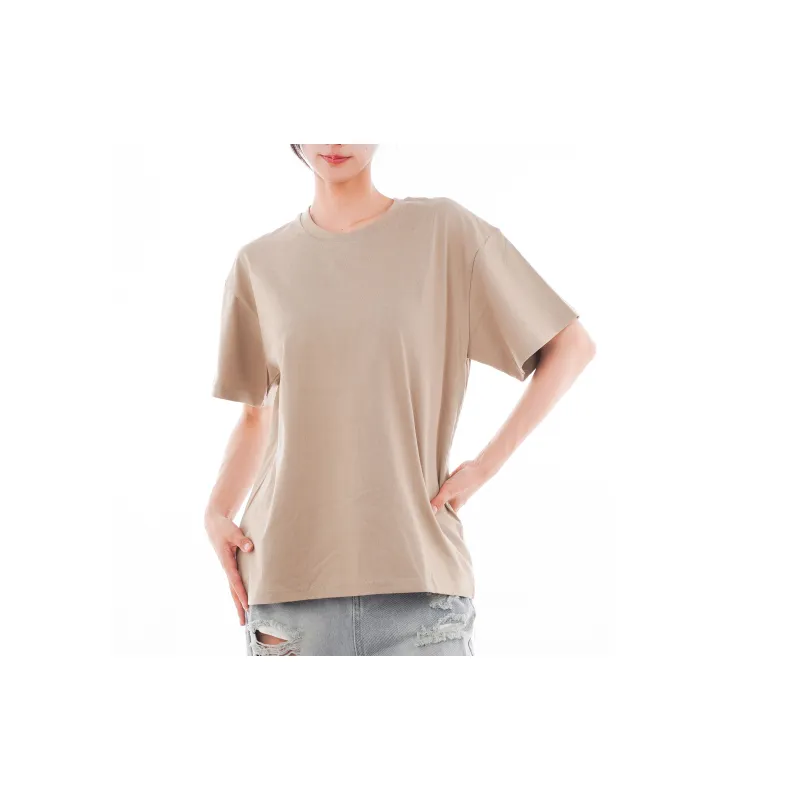YuChaJia T-Shirt Women's Khaki Couple's-1