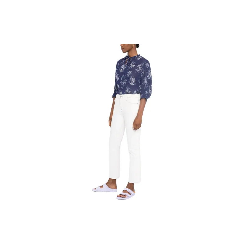 FRAME Cropped Straight leg Jeans-3