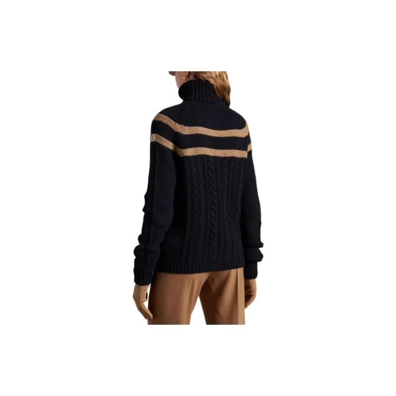 Moncler FW22 Sweater Women's Navy Blue-2