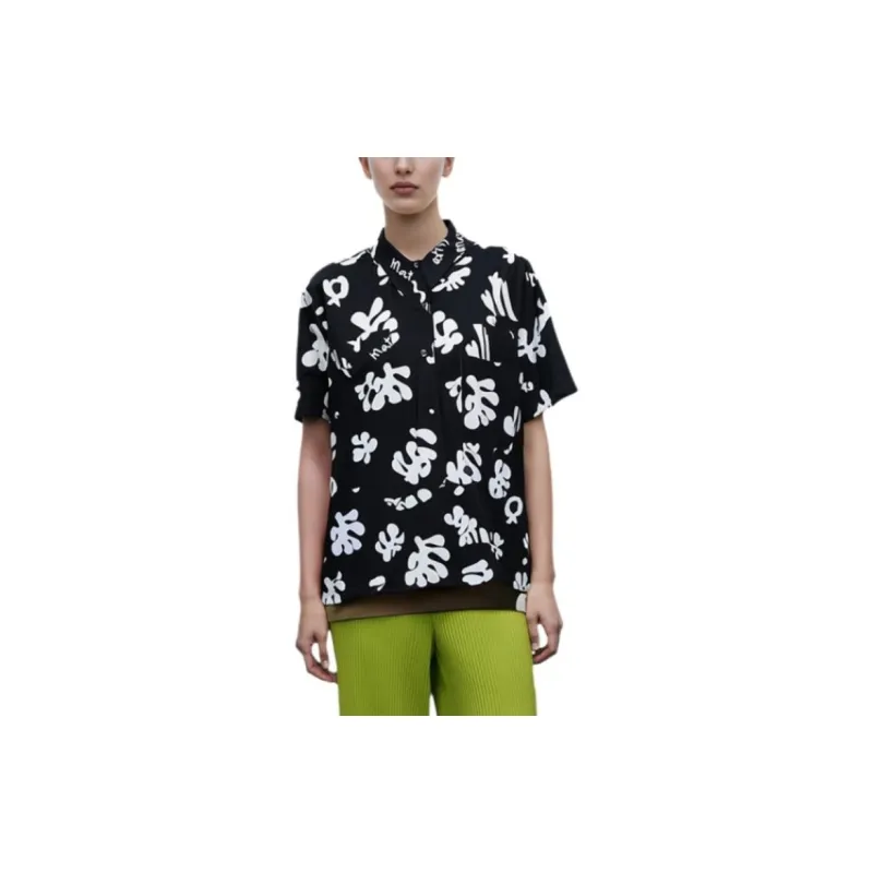 FILA FILA X THE MET Co branded Series Shirt Women's All Over Print-5