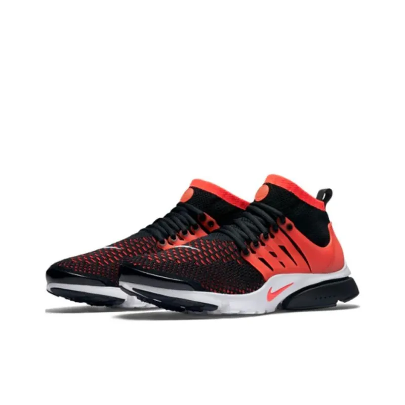 Nike Air Presto Ultra Flyknit 'Black Bright Crimson'-2