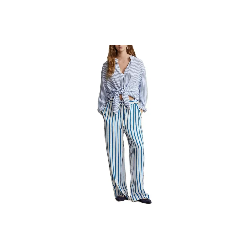 Polo Ralph Lauren Striped Straight-leg Trousers-1