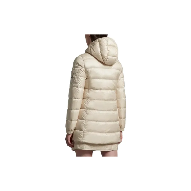 Moncler Glements Series Down Jackets Women's Beige-3