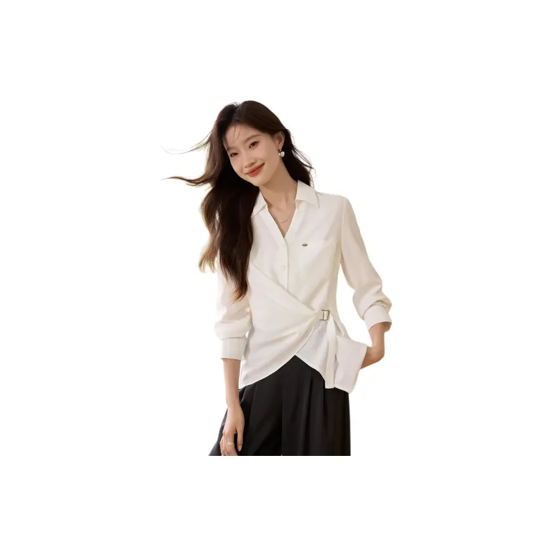 Mo Han Yi Mei Shirt Women's Pure White-2