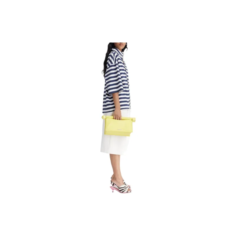 Jacquemus FW24 Asymmetric Striped Shirt Shirt Women's White Blue Stripes/Blue White Stripes-3