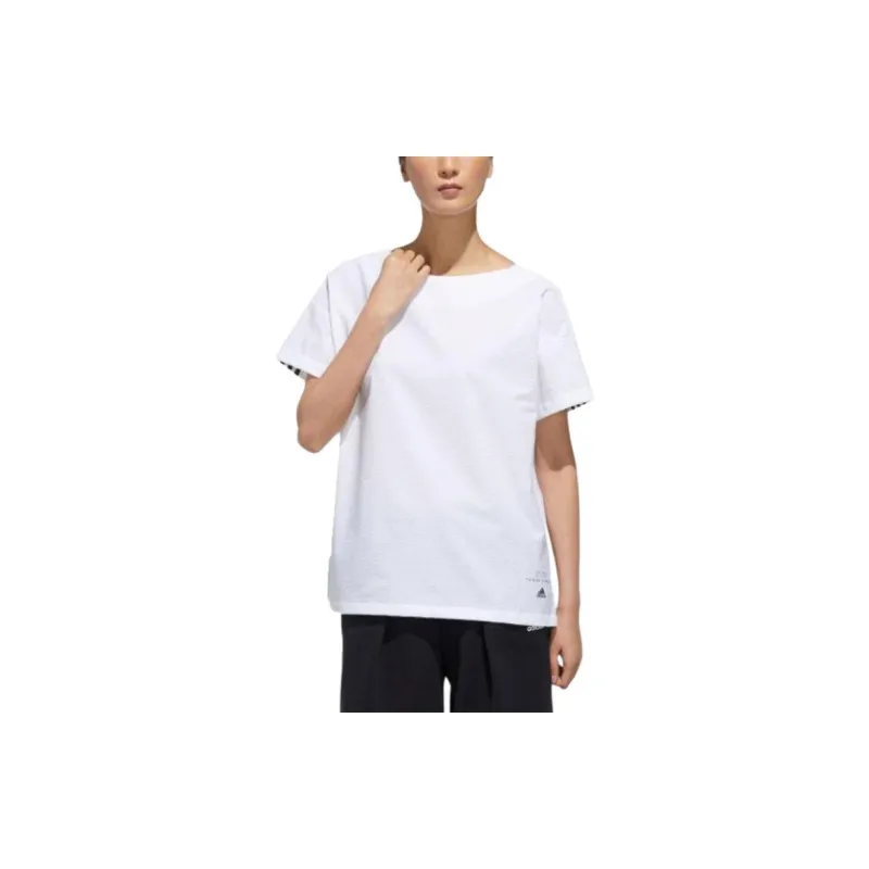 Adidas T-Shirts Women's White-2