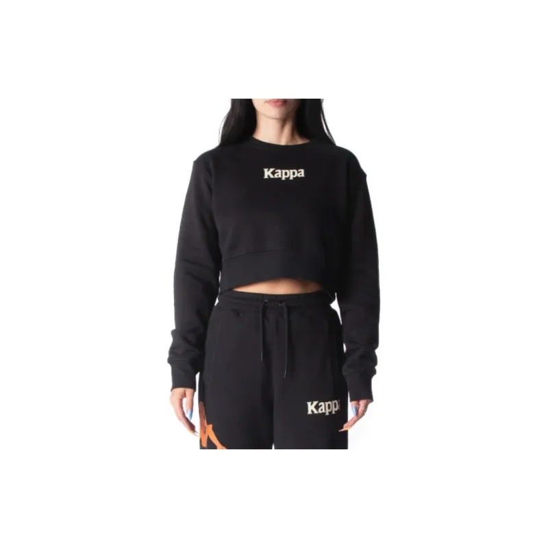 Kappa Authentic Ambilobe 2 Pullover Sweatshirt Women's Black-2