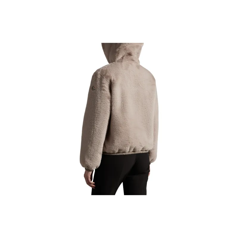 Moncler Down Jackets Women's Beige-3