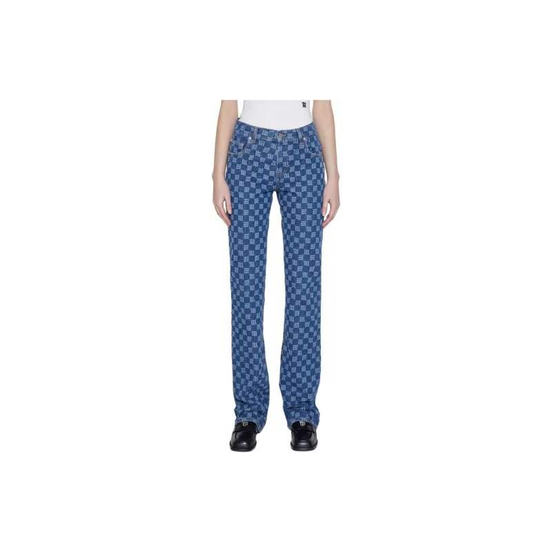 Misbhv Signature Monogram Jeans Women's Blue-2