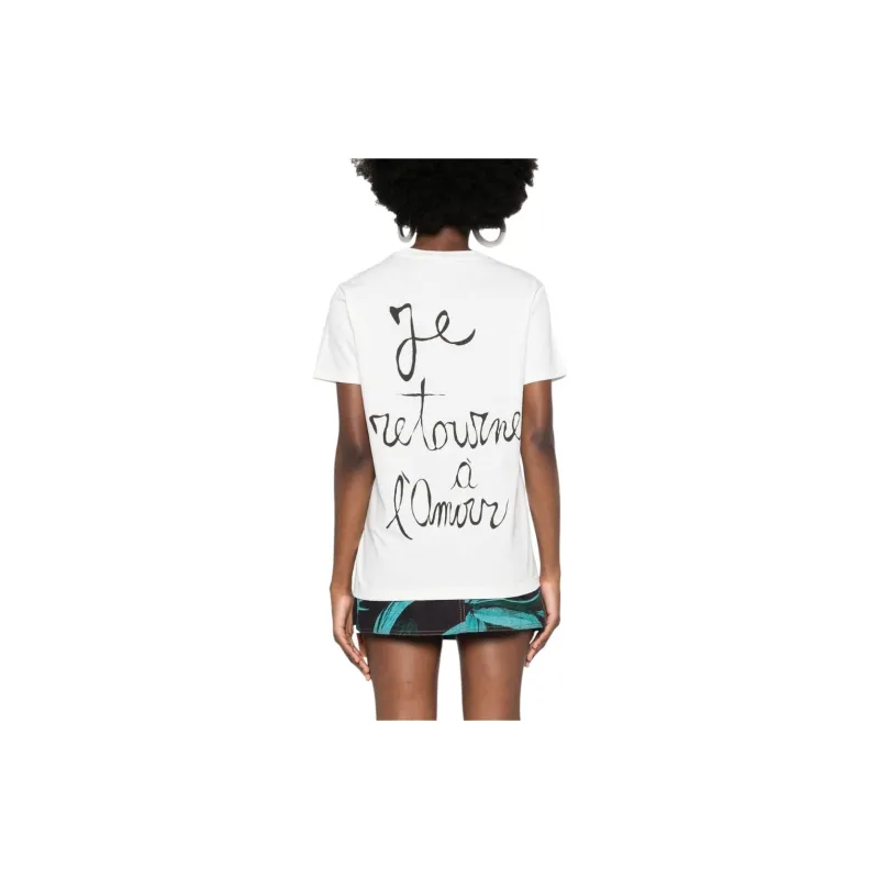 Blumarine Logo print T shirt-1