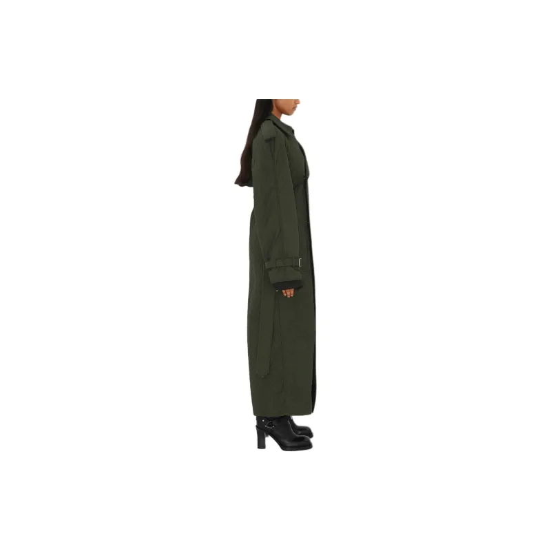 Burberry SS24 Trench Coat Women's Army Green-3