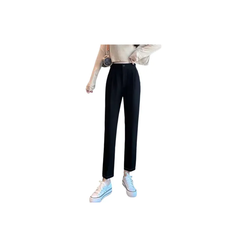 Ya Sheep People Casual Pants Women's Black-3