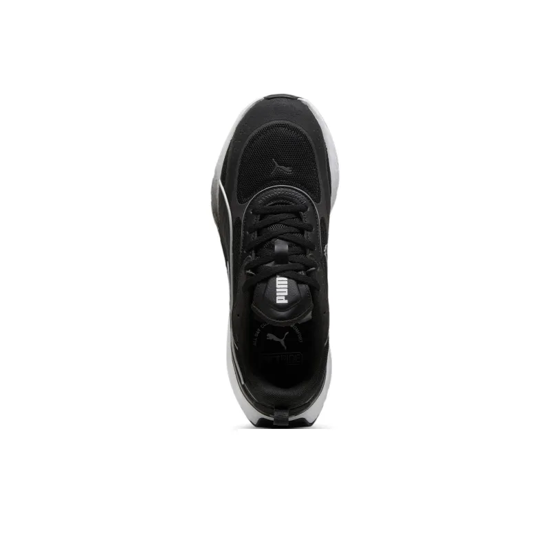 PUMA Softride Sway Breathable Low-Top Running Shoes Unisex Black White-3