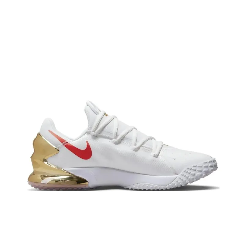 Nike Force Zoom Trout 8 Pro NRG Playoff Pack Cushioning Wear Resistant Low Top Training Shoes Unisex White Yellow-1