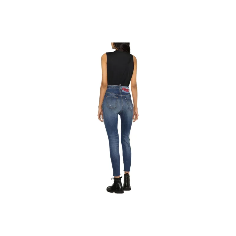 DSQUARED 2 Distressed Skinny Jeans-3