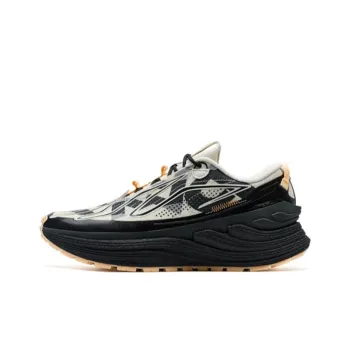 XTEP Wind And Fire Generation 28 Cushioning Anti Slip And Wear Resistant Low Top Running Shoes Men's Beige Black Orange