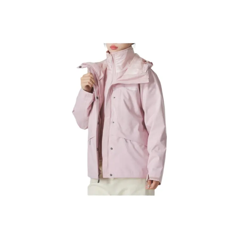 Columbia 2024 Fall New Arrival Waterproof And Warm Windbreaker Jacket Women's Pink-6