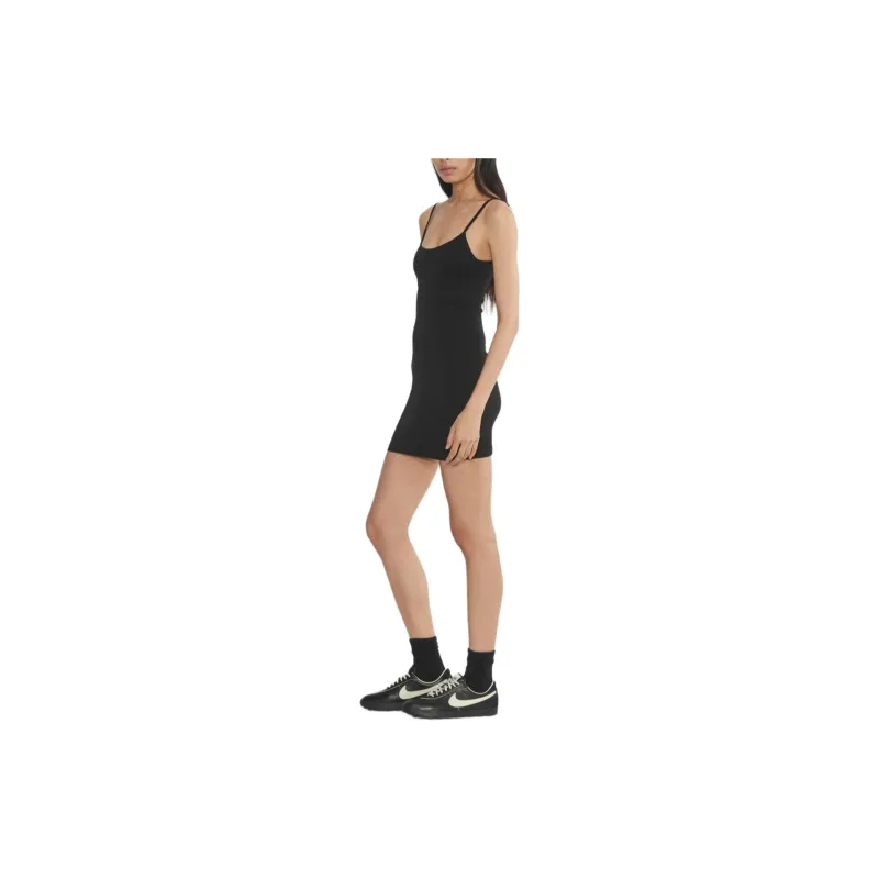 ARITZIA FW24 Tna Chill Farina Dress Slip Dresses Women's BLACK/Black-3