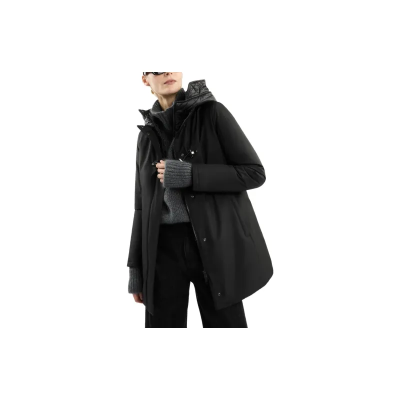 FAY Gabardine Toggle Coat-1