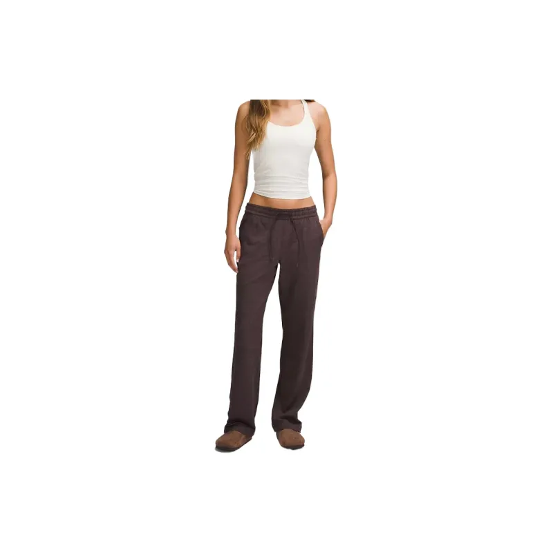 Lululemon Knitted Sports Pants Women's Gray White-11