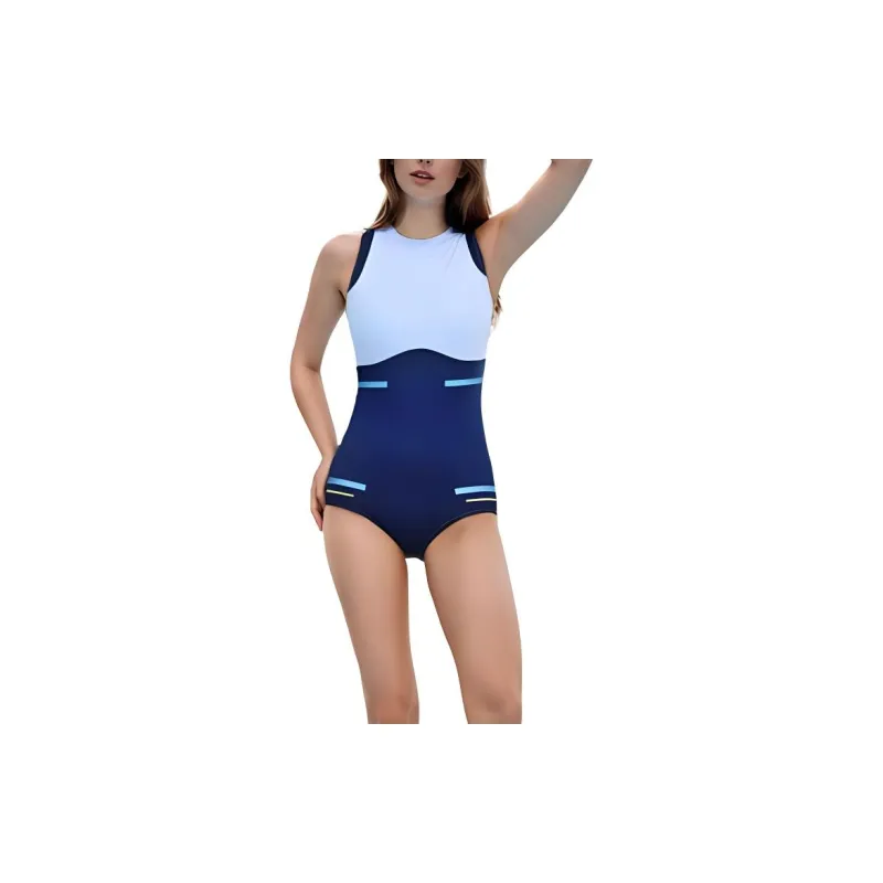 TOSWIM One piece Swimsuit Women's Sky Blue Dream-1