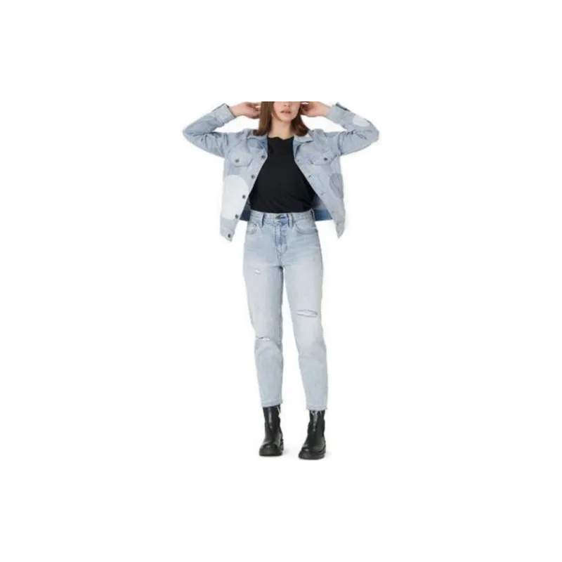 Levis Denim Jackets Women's Light Indigo-2