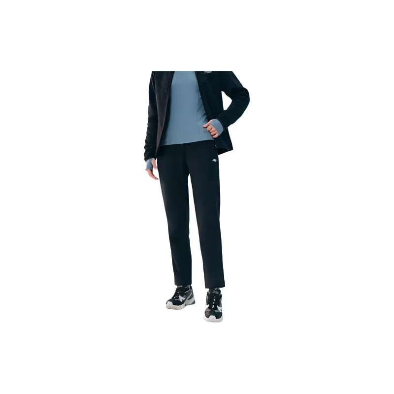 Skechers Basic Sports Series Knitted Sports Pants Women's Carbon Black-1