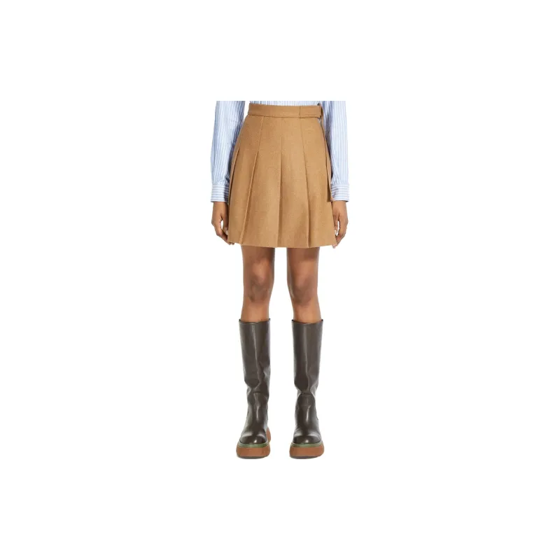 WEEKEND MaxMara Casual Short Skirts Women's Camel-1