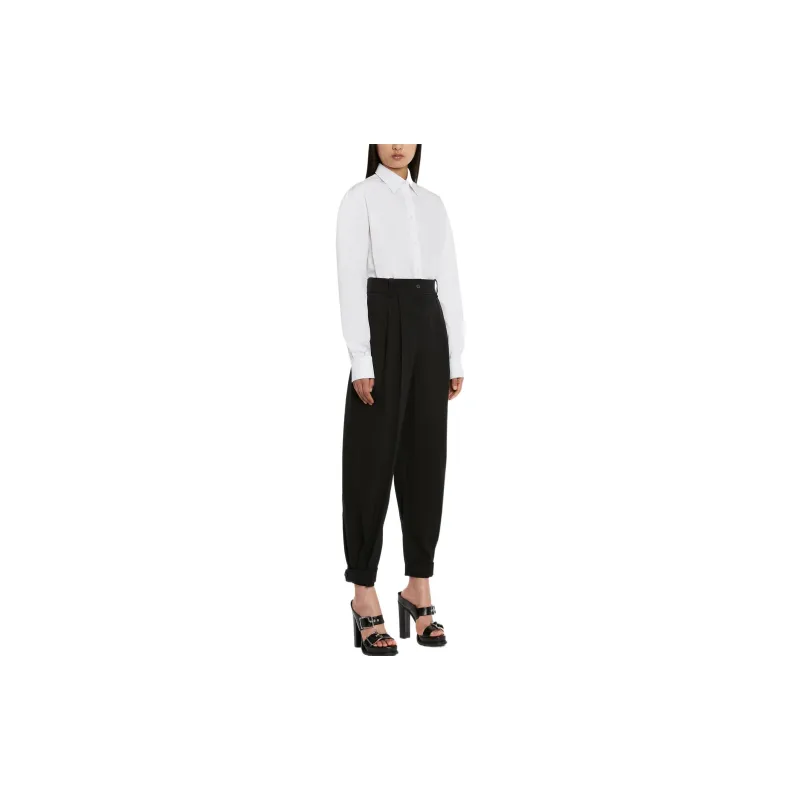 Alexander McQueen Cropped Tapered Trousers-2
