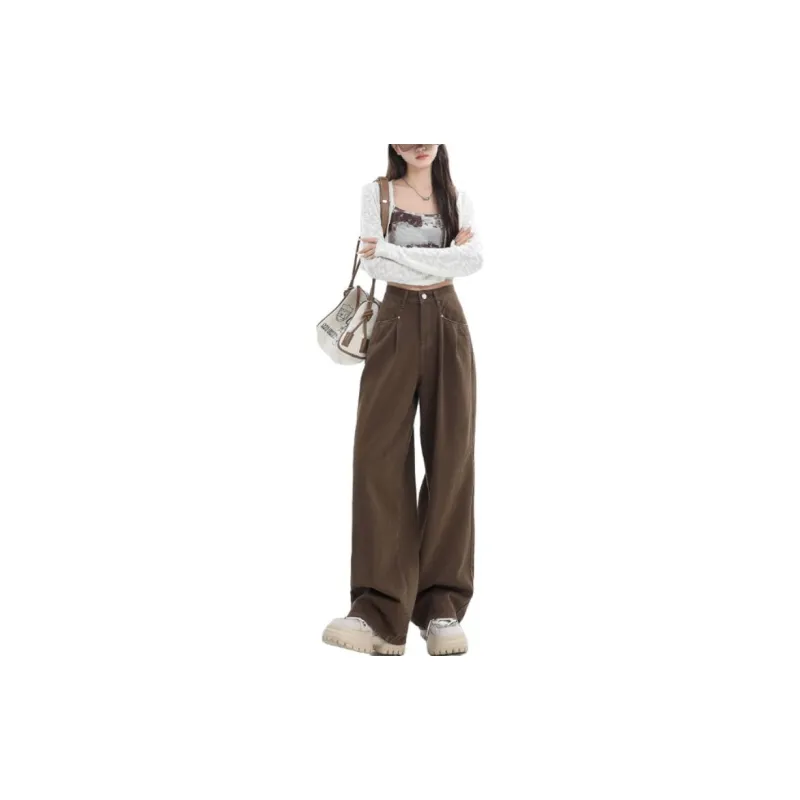 FOREVER 21 FW23 Jeans Women's Khaki-1