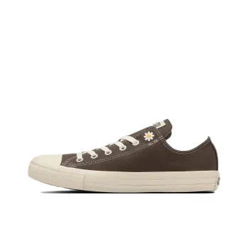 Converse All Star Anti Slip Wear Resistant Low Top Canvas Shoes Unisex Brown