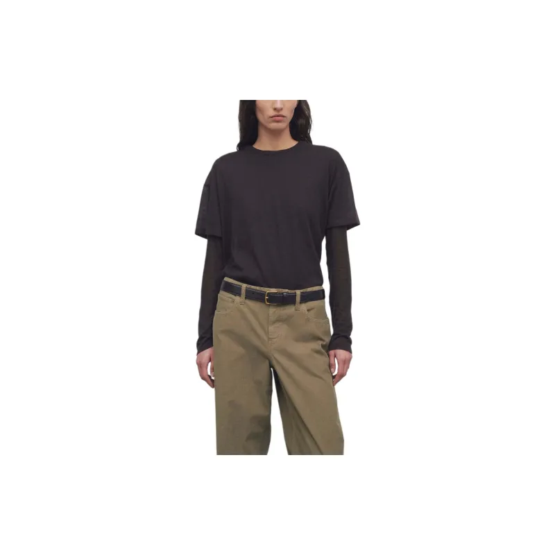 THE ROW SS24 Cashmere Sweater Women's Dark Brown-3