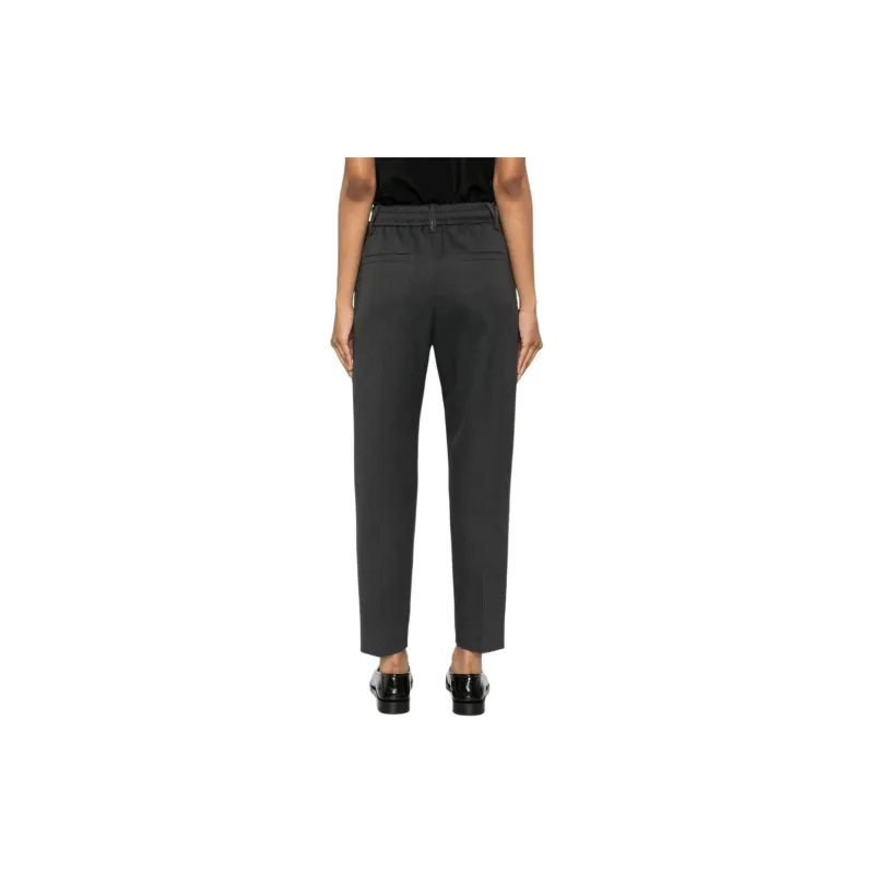Brunello Cucinelli Embellished Elastic Waist Pants-2