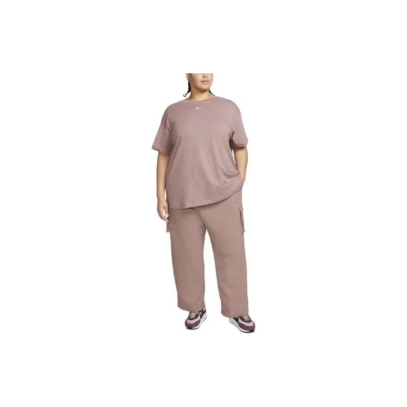 Nike Sportswear Essentials Series Cargo Pants Women's Smokey Mauve Red-2