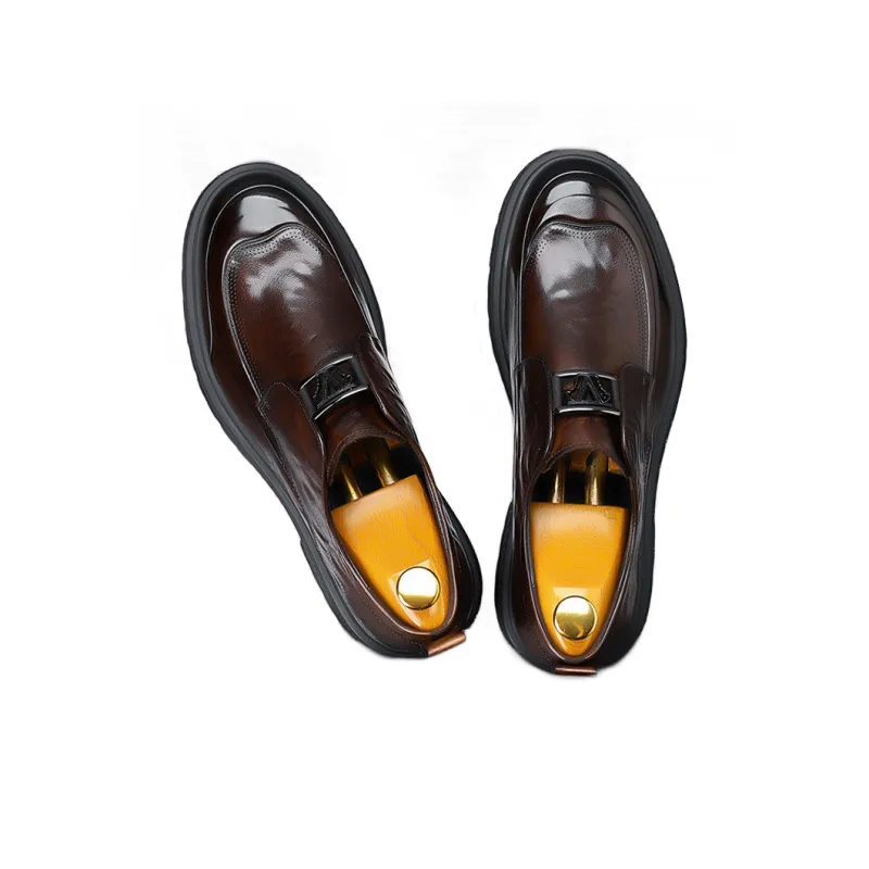 GZZ Business Formal Wide Fit Big Head Casual Shoes Men's-8