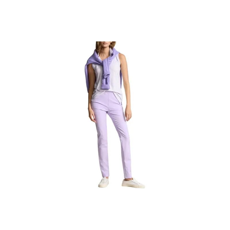 Ralph Lauren SS24 Knitted Sweatpants Women's Purple-2