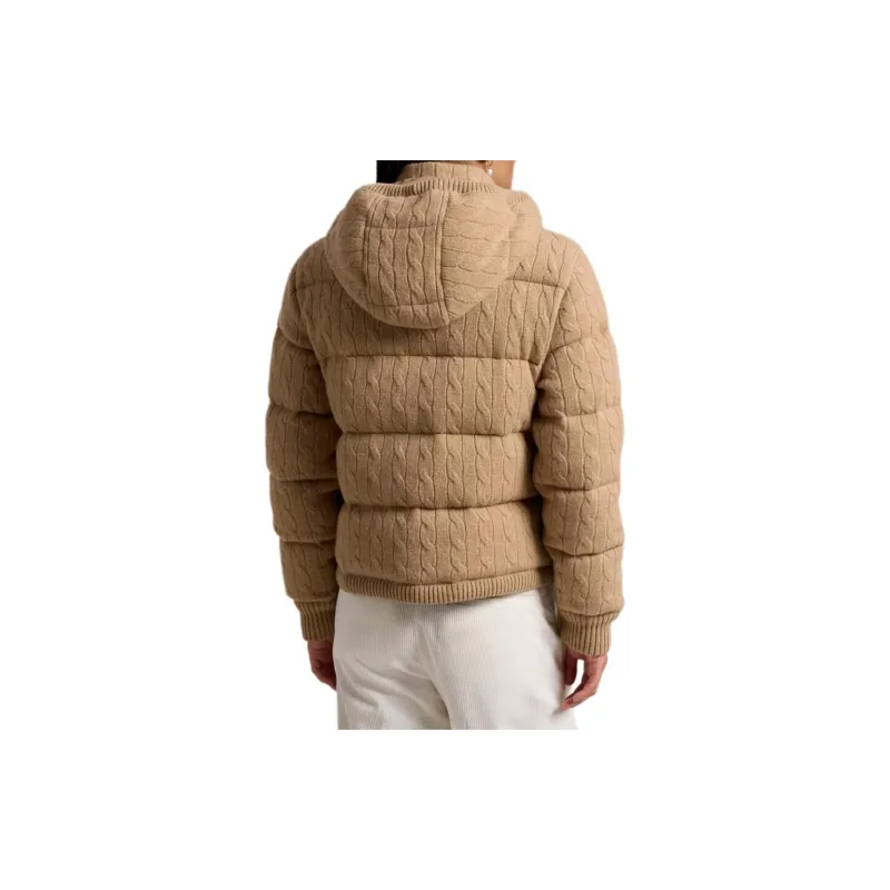Polo Ralph Lauren Knitted Hooded Down Coat-3