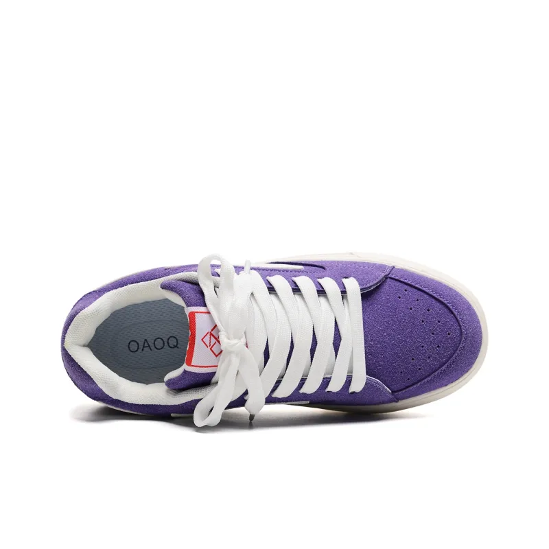 OAOQ Low Top Skateboard Shoes Unisex Pastel Pink-18