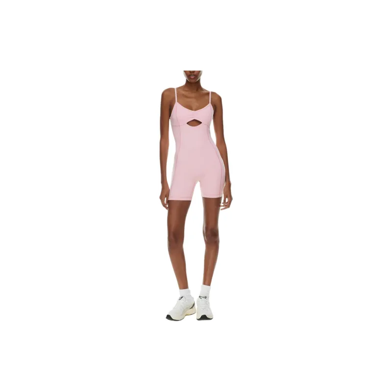 ARITZIA Golden BUTTER Upbeat Romper Bodysuits Women's Cupid Pink-3