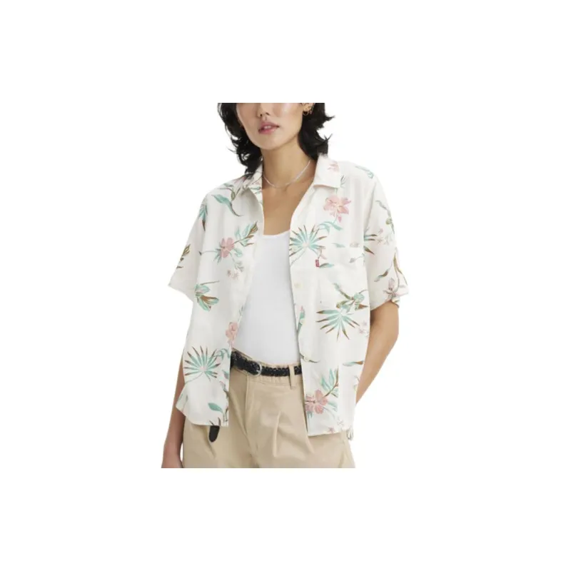 Levis Shirts Women's White-2