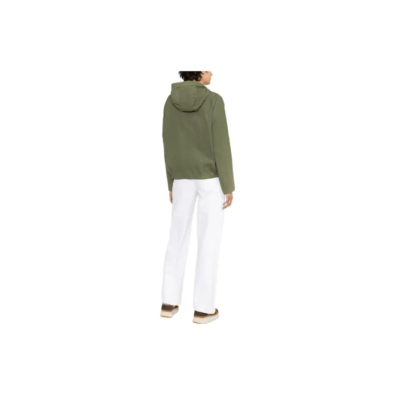 BARBOUR Nith Showerproof Drawstring Hem Hooded Coat-3