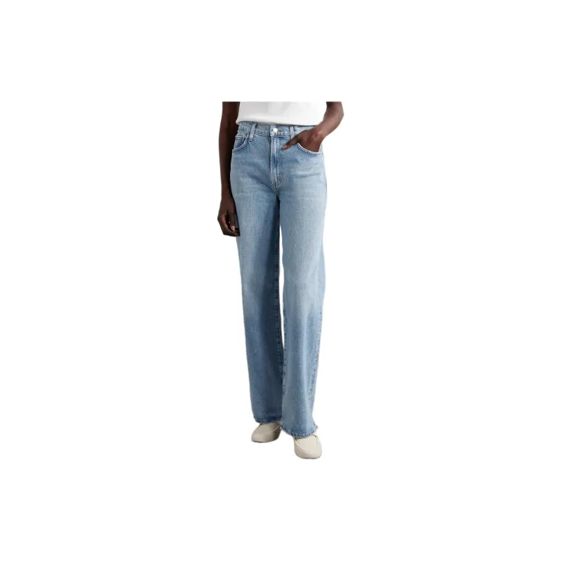 AGOLDE Harper Mid-rise Straight-leg Jeans-1