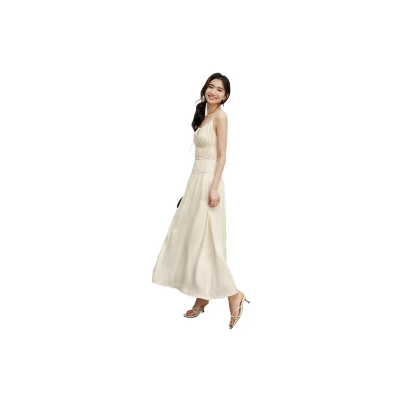 Hopeshow Slip Dress Women's Light Beige-1