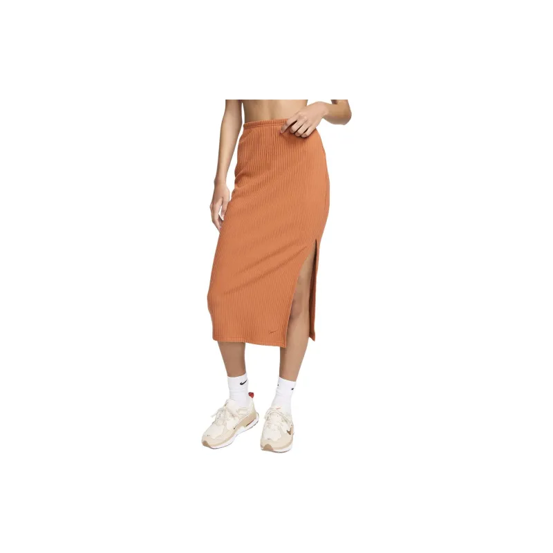 Nike Sportswear Chill Rib Women's Slim Midi Skirt-4