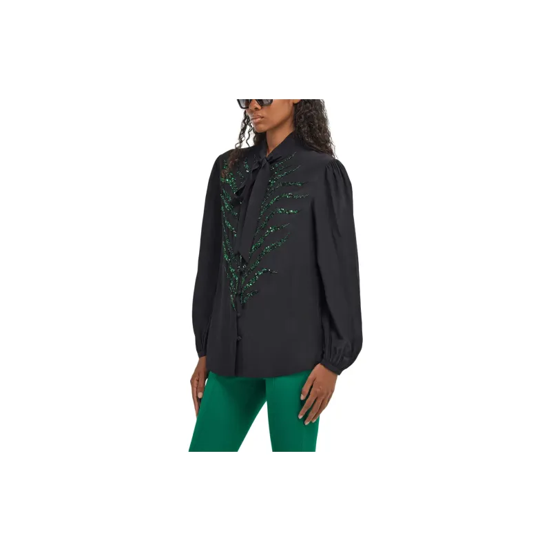 Roberto Cavalli Sequin embellished Blouse-4